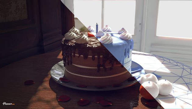 Birthday Cake concept art