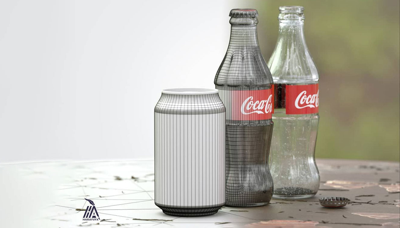 Coca Cola 3D Render