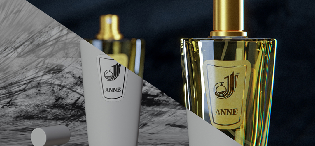 Perfum 3d Render