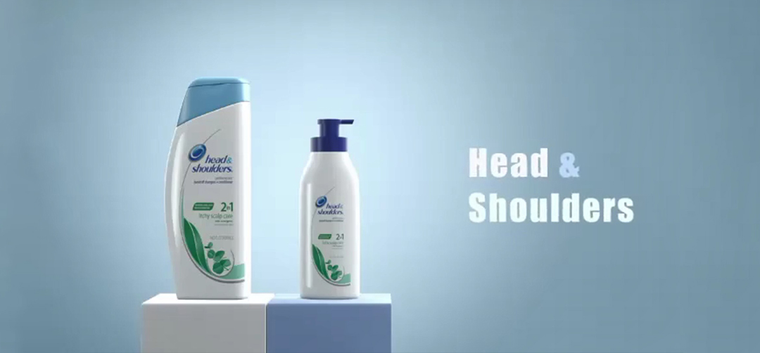 Shampoo Advertisement 3d Render